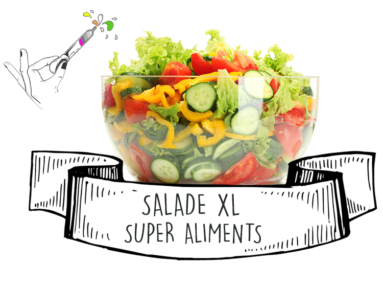 Cuisine et Recettes aux Huiles Essentielles : Salade XL aux Super Aliments